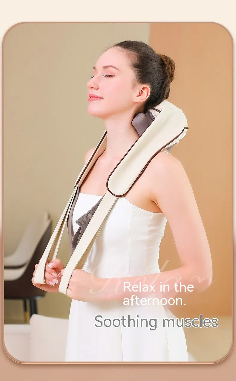 Ergonomic anti-tension massager