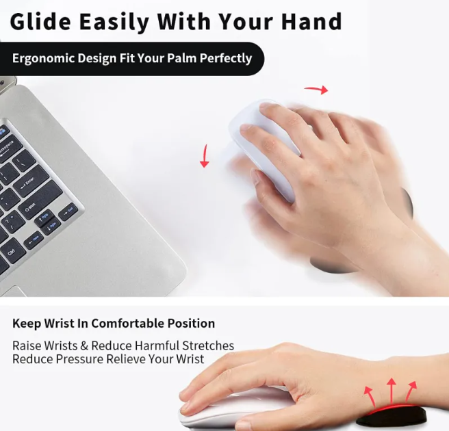 Ergonomic Wrist Rest – Relieve your wrist, improve your comfort